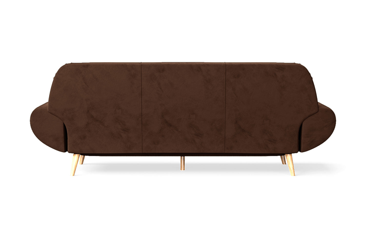 Serina 4 Seater Sofa Coffee Brown Velvet