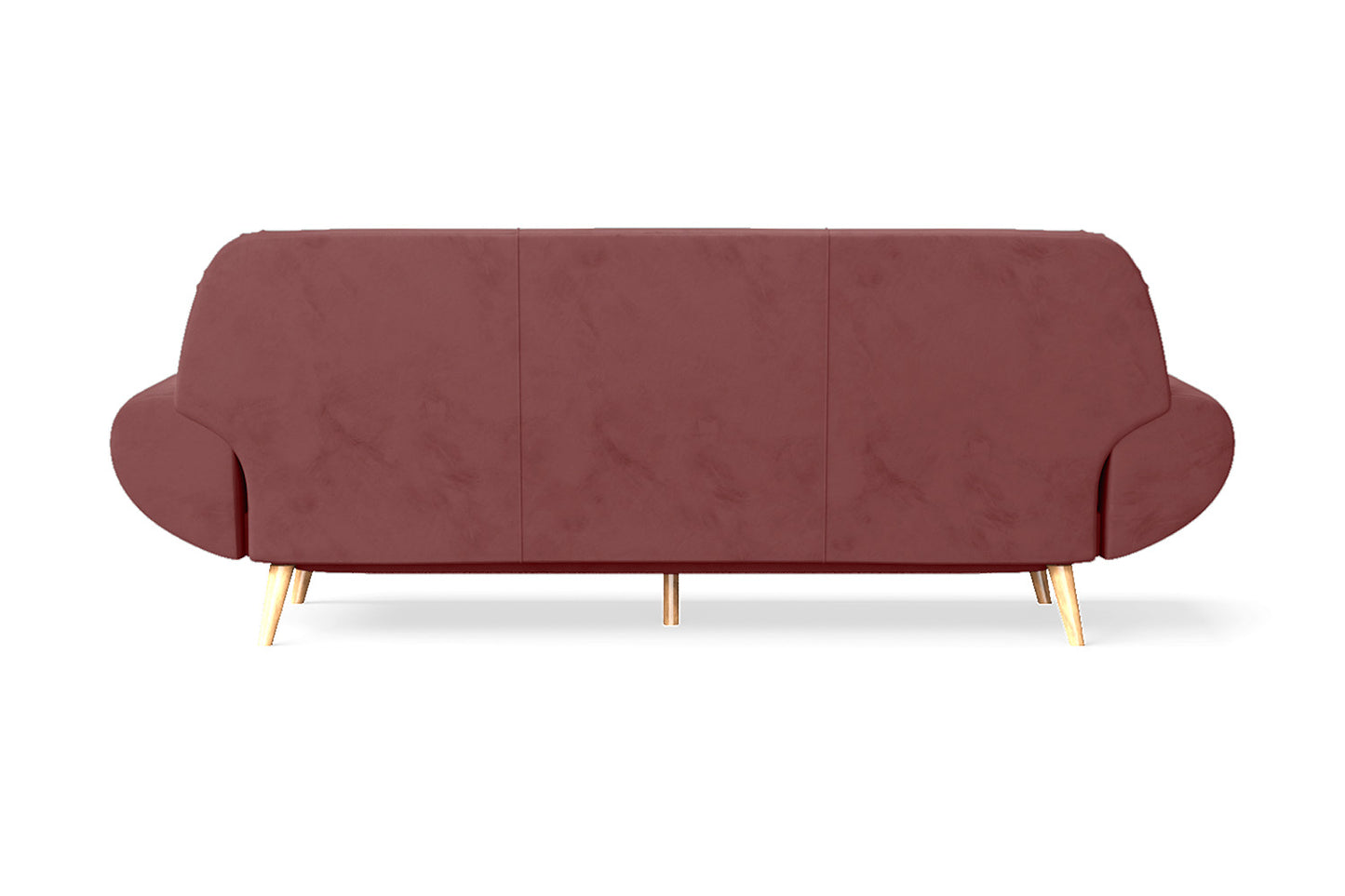 Serina 4 Seater Sofa Pink Velvet