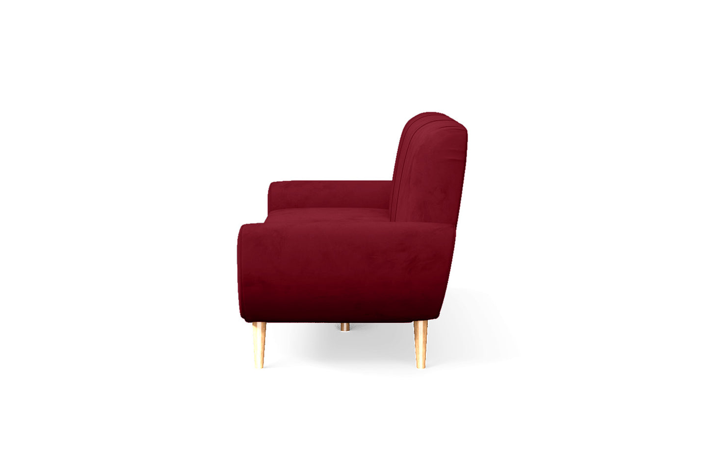 Serina 4 Seater Sofa Red Velvet