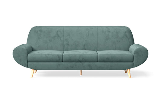 Serina 4 Seater Sofa Teal Velvet