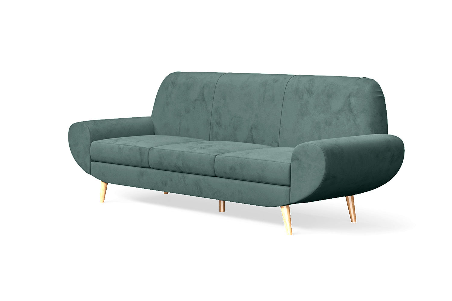 Serina 4 Seater Sofa Teal Velvet