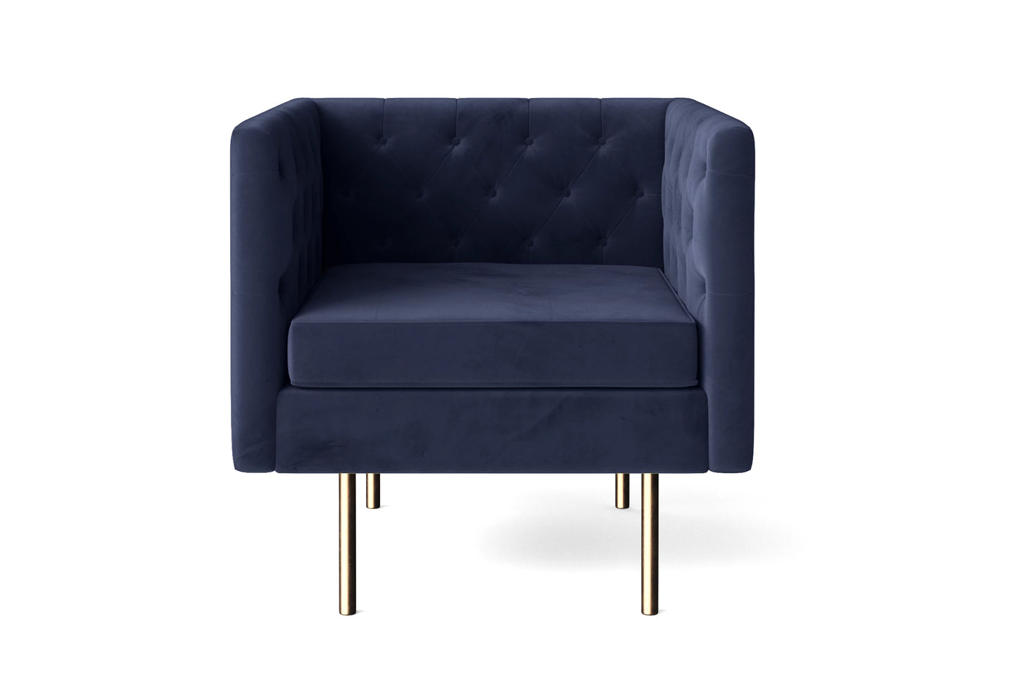 Spezia Armchair Dark Blue Velvet