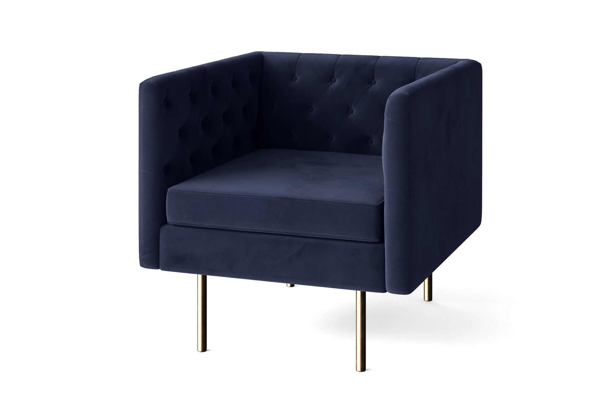 Spezia Armchair Dark Blue Velvet