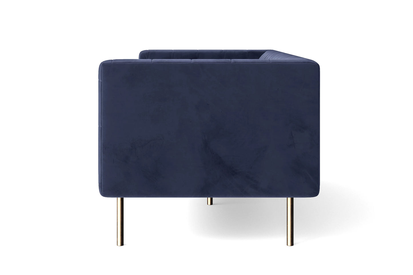 Spezia 2 Seater Sofa Dark Blue Velvet