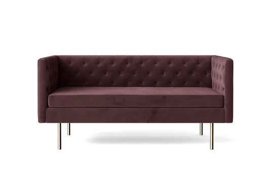 Spezia 2 Seater Sofa Grape Velvet