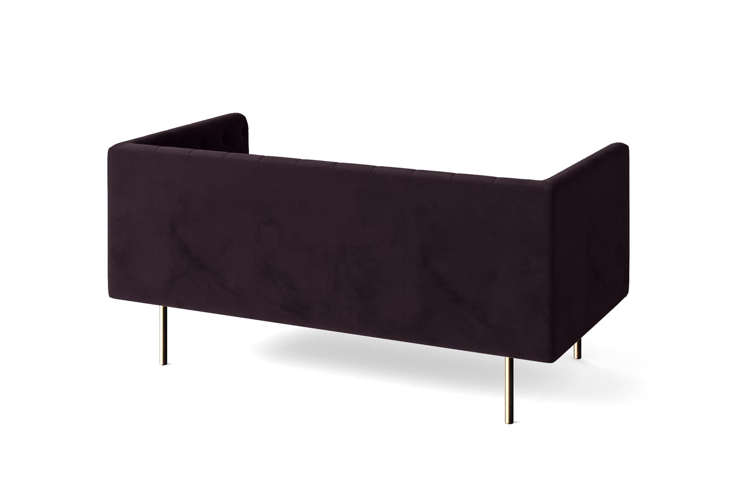 Spezia 2 Seater Sofa Purple Velvet