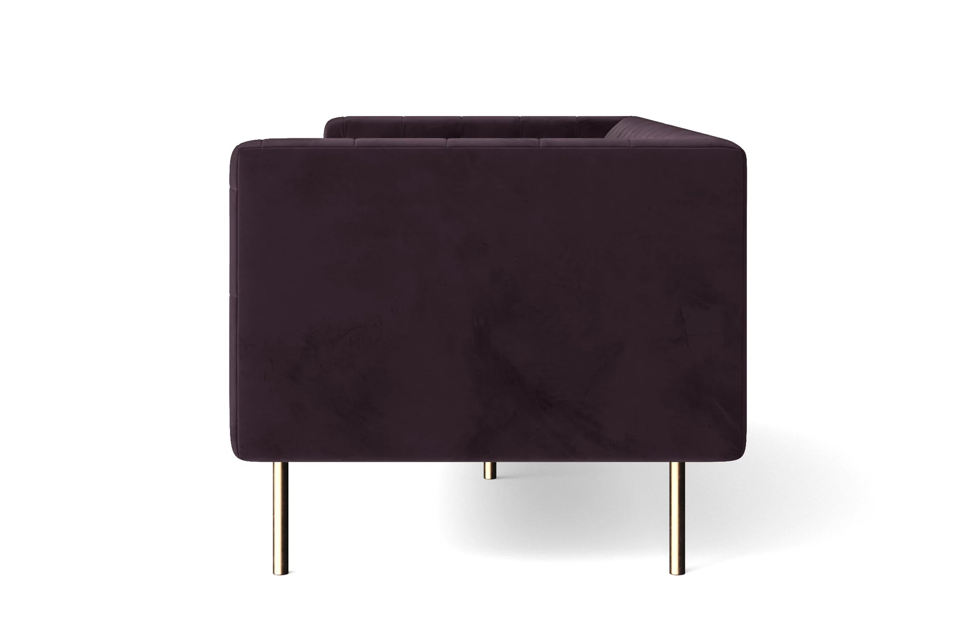 Spezia 2 Seater Sofa Purple Velvet