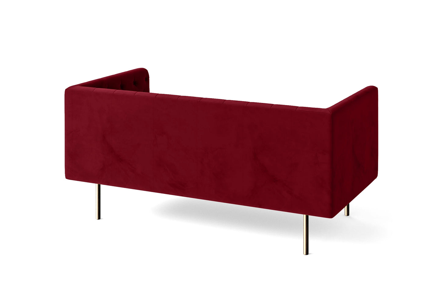 Spezia 2 Seater Sofa Red Velvet