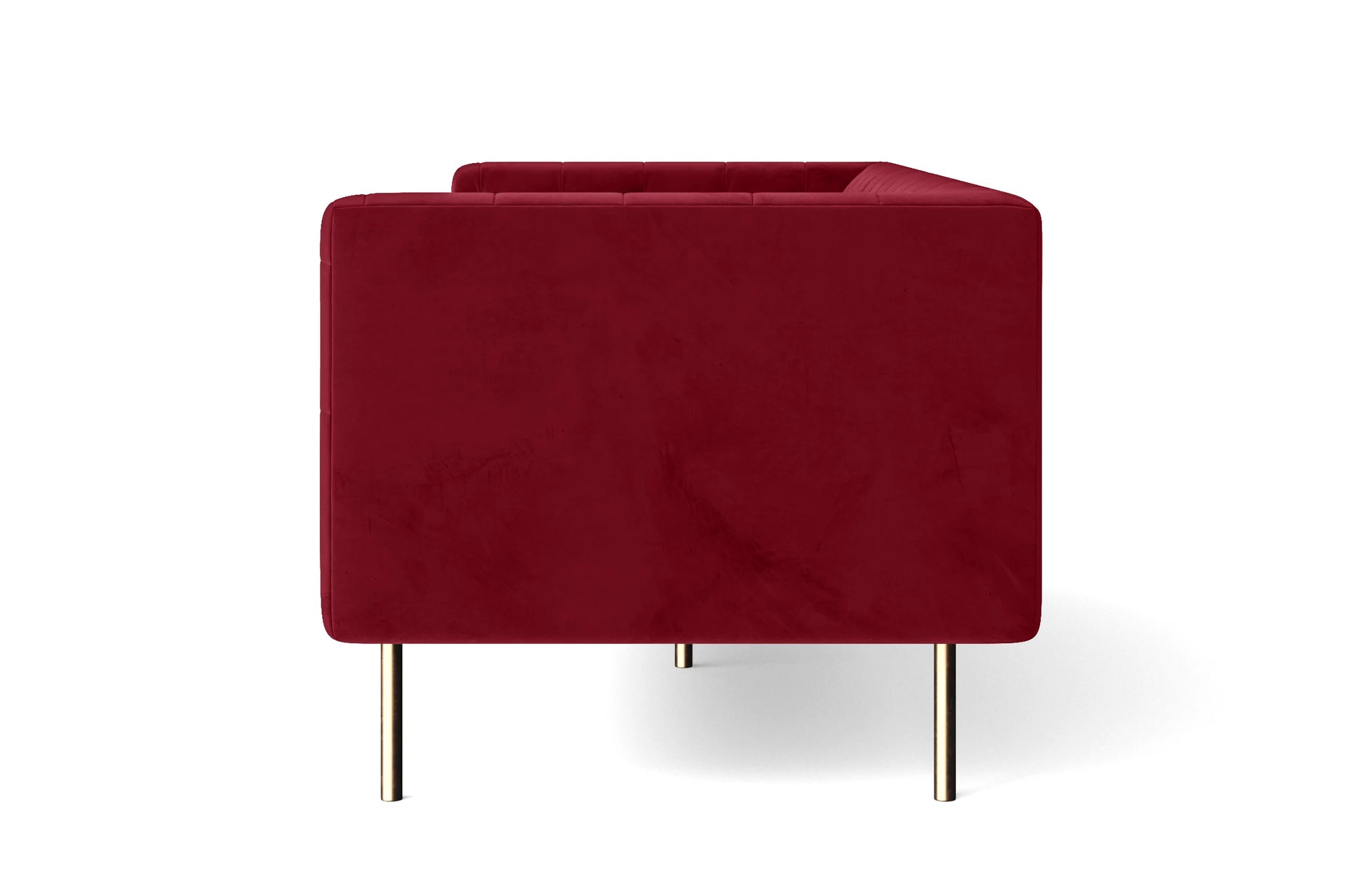 Spezia 2 Seater Sofa Red Velvet