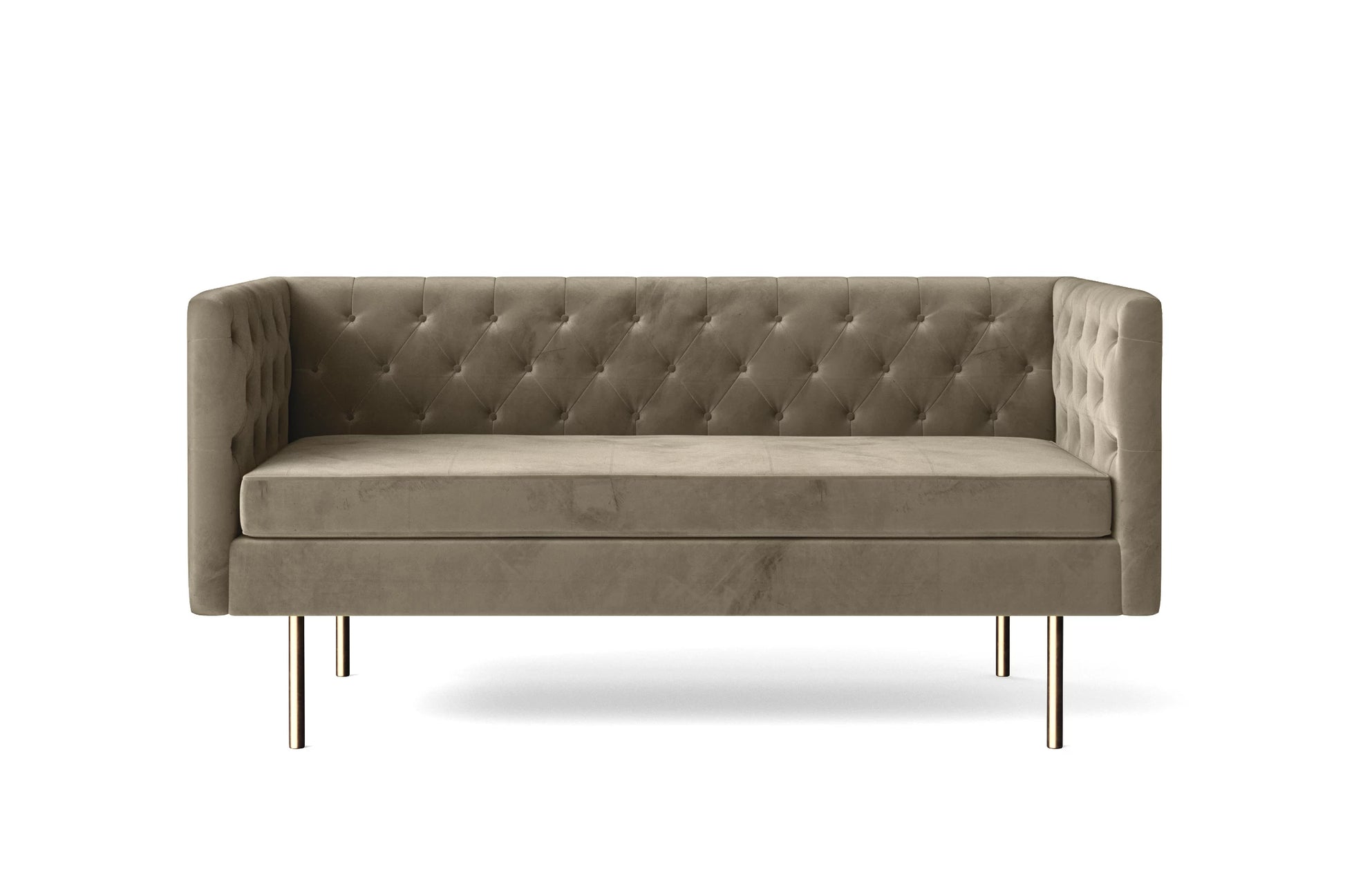 Spezia 2 Seater Sofa Sand Velvet