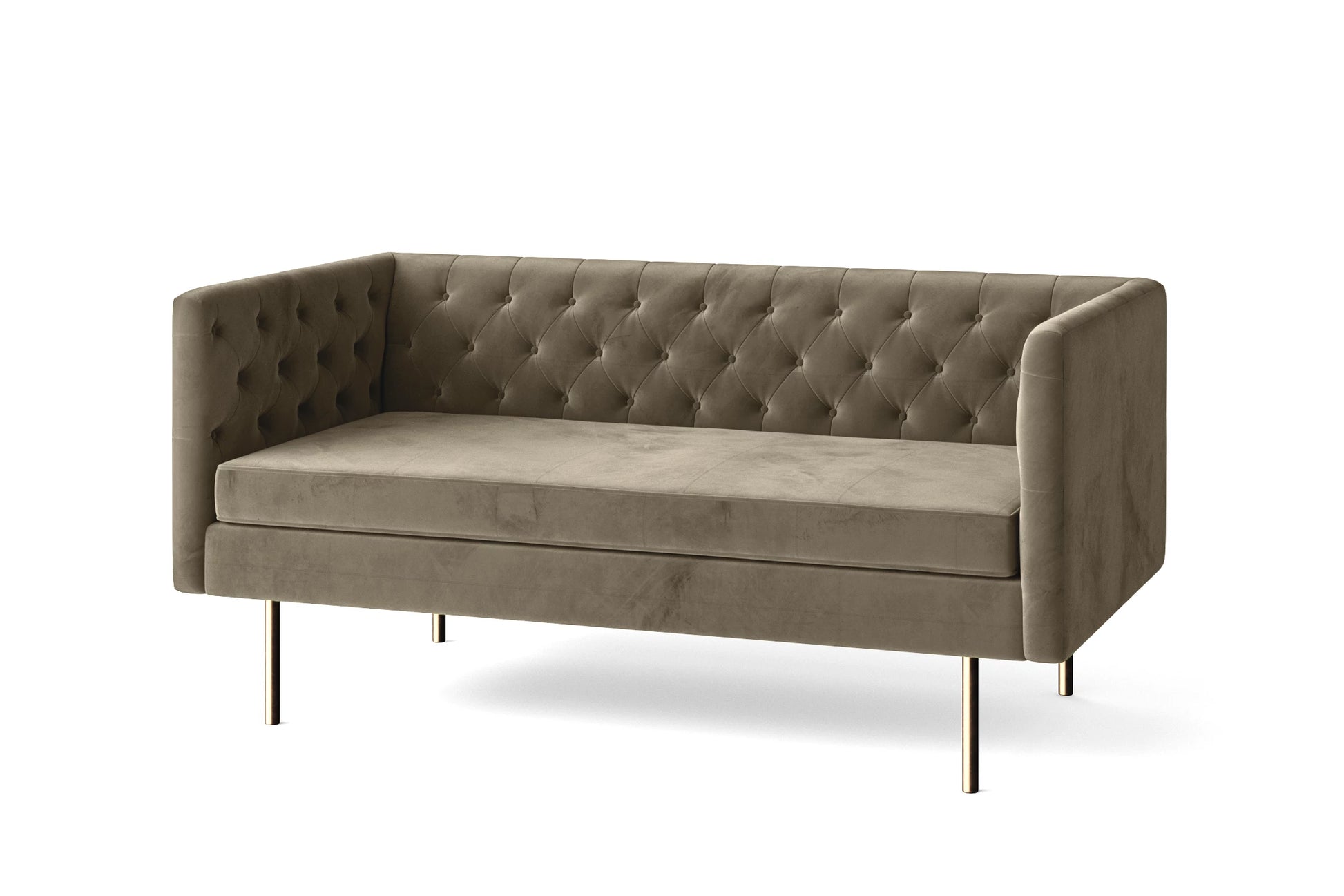 Spezia 2 Seater Sofa Sand Velvet