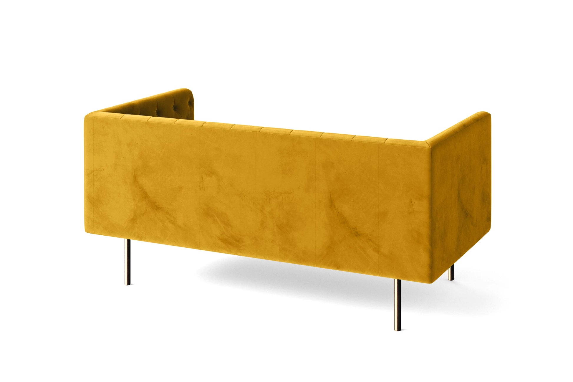 Spezia 2 Seater Sofa Yellow Velvet