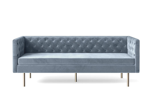 Spezia 3 Seater Sofa Baby Blue Velvet