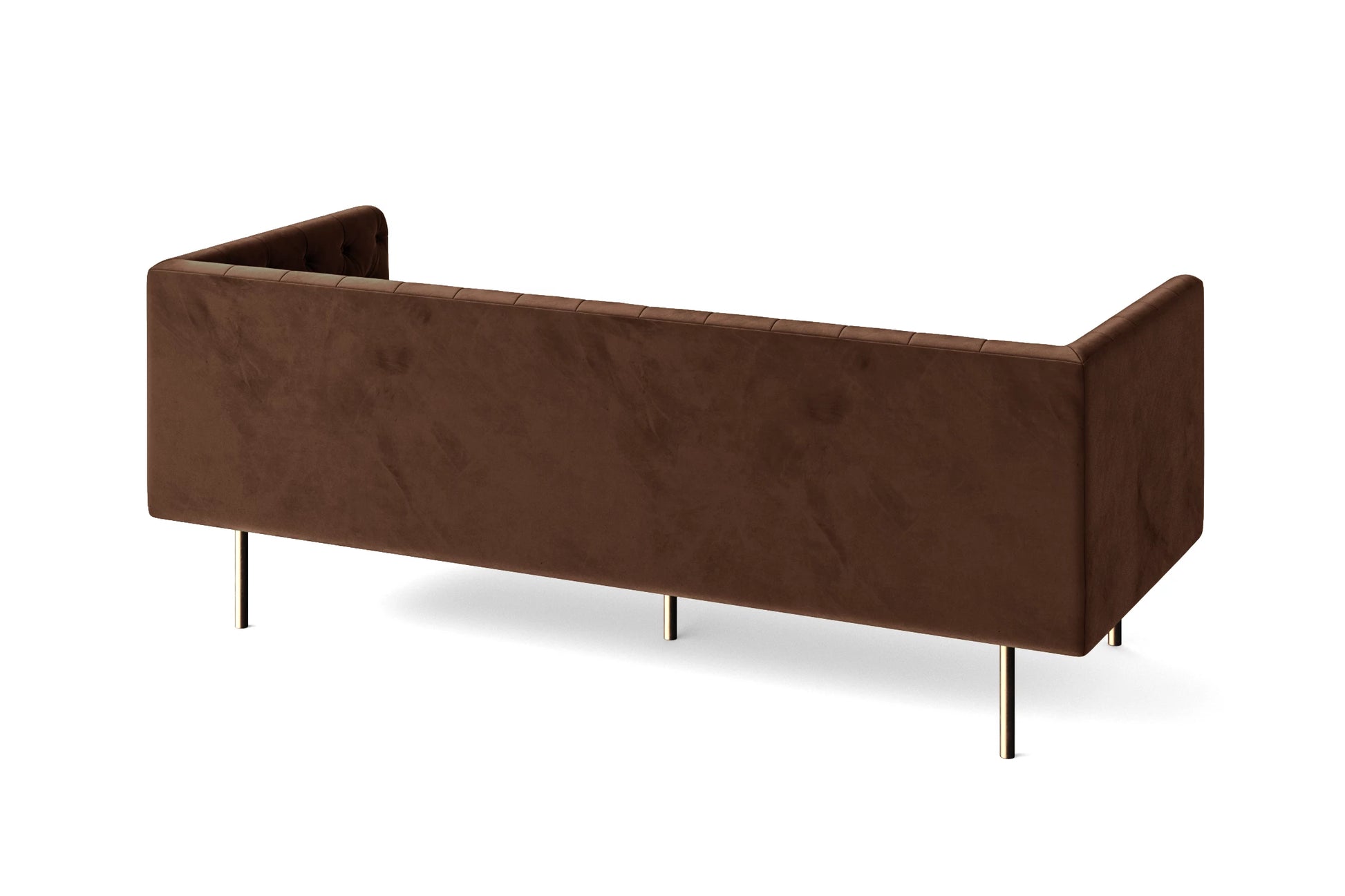 Spezia 3 Seater Sofa Coffee Brown Velvet