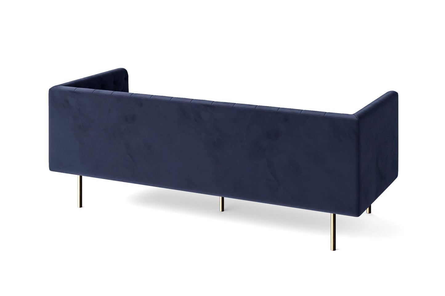 Spezia 3 Seater Sofa Dark Blue Velvet