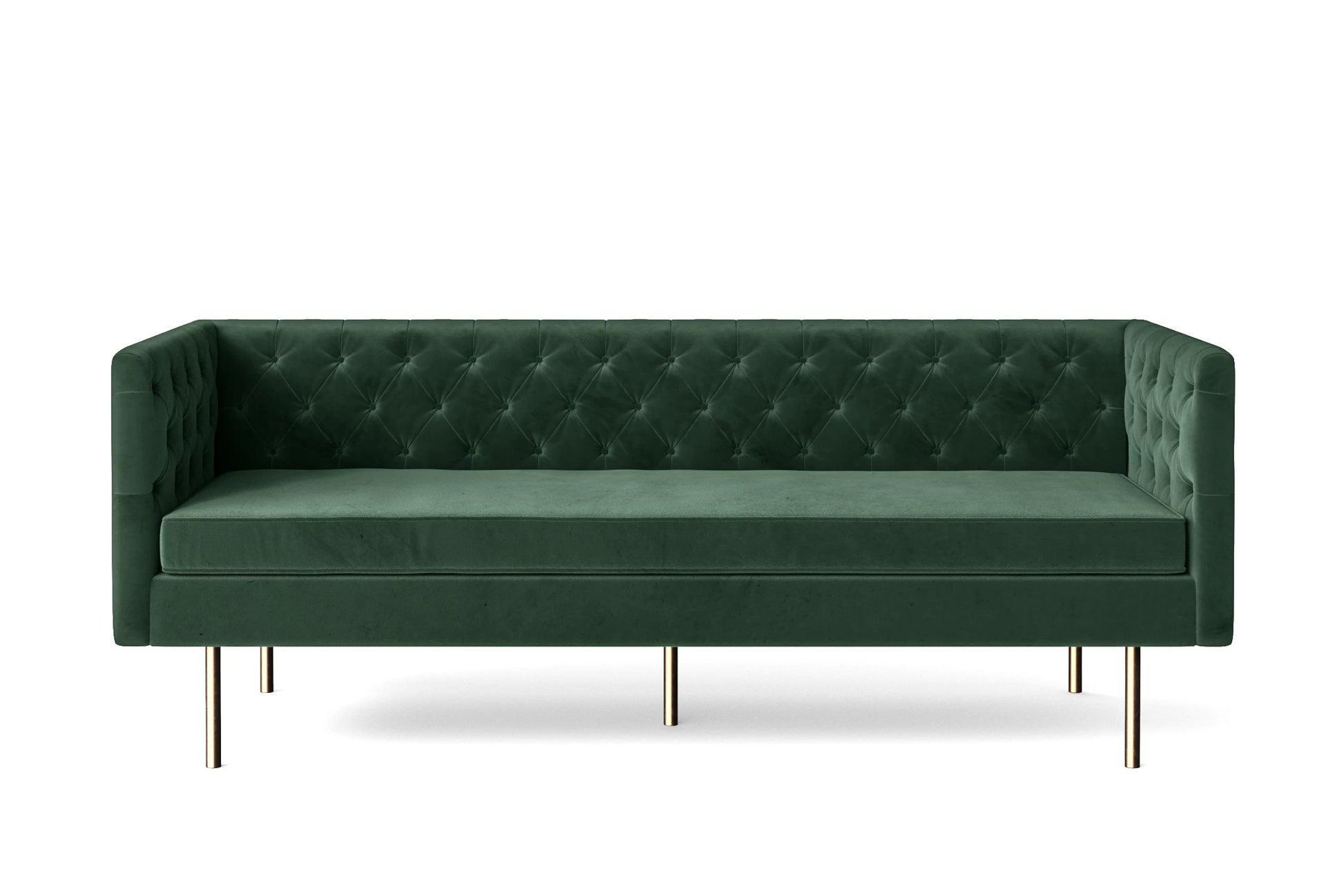 Spezia 3 Seater Sofa Green Velvet