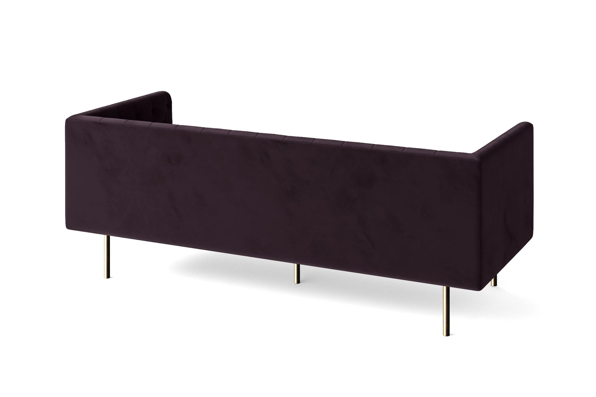 Spezia 3 Seater Sofa Purple Velvet