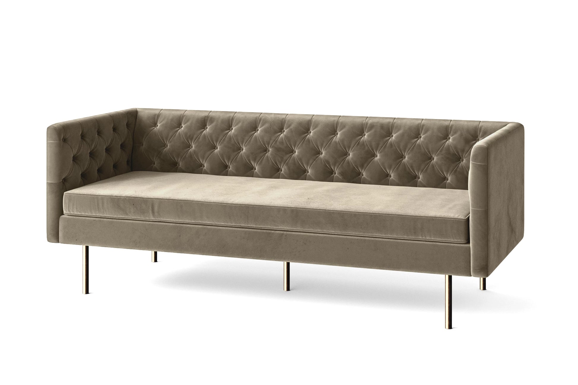 Spezia 3 Seater Sofa Sand Velvet