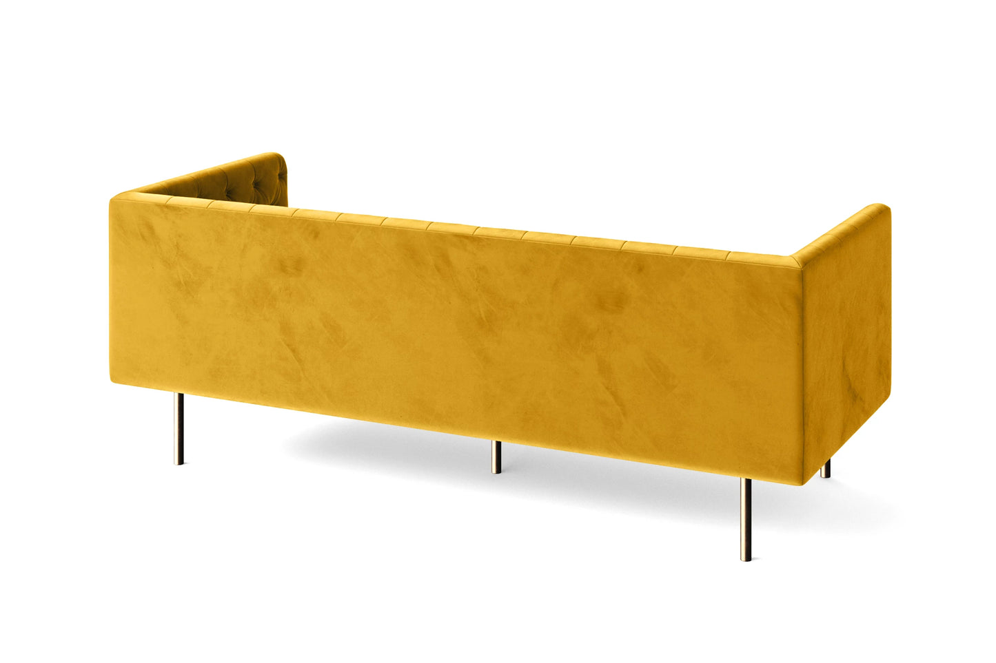 Spezia 3 Seater Sofa Yellow Velvet