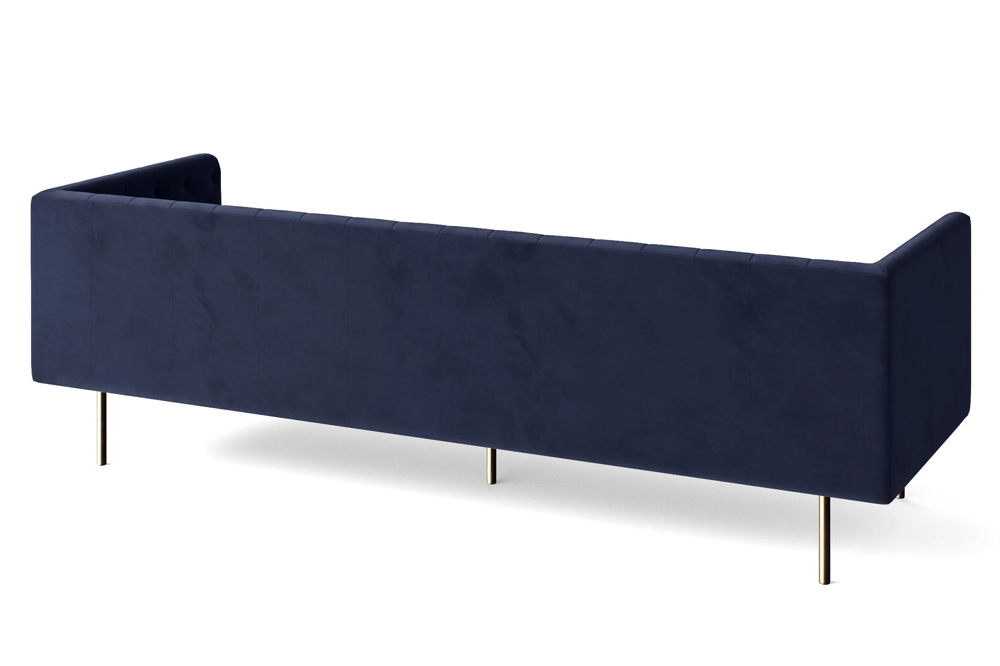 Spezia 4 Seater Sofa Dark Blue Velvet