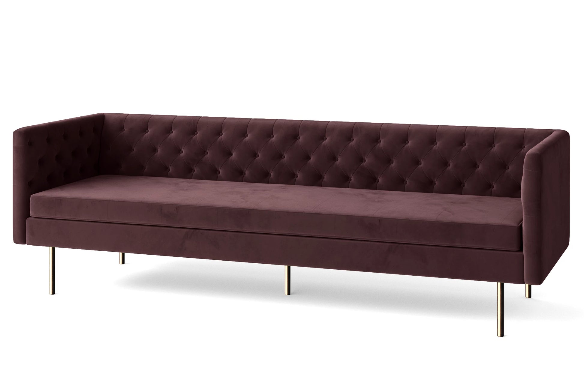 Spezia 4 Seater Sofa Grape Velvet