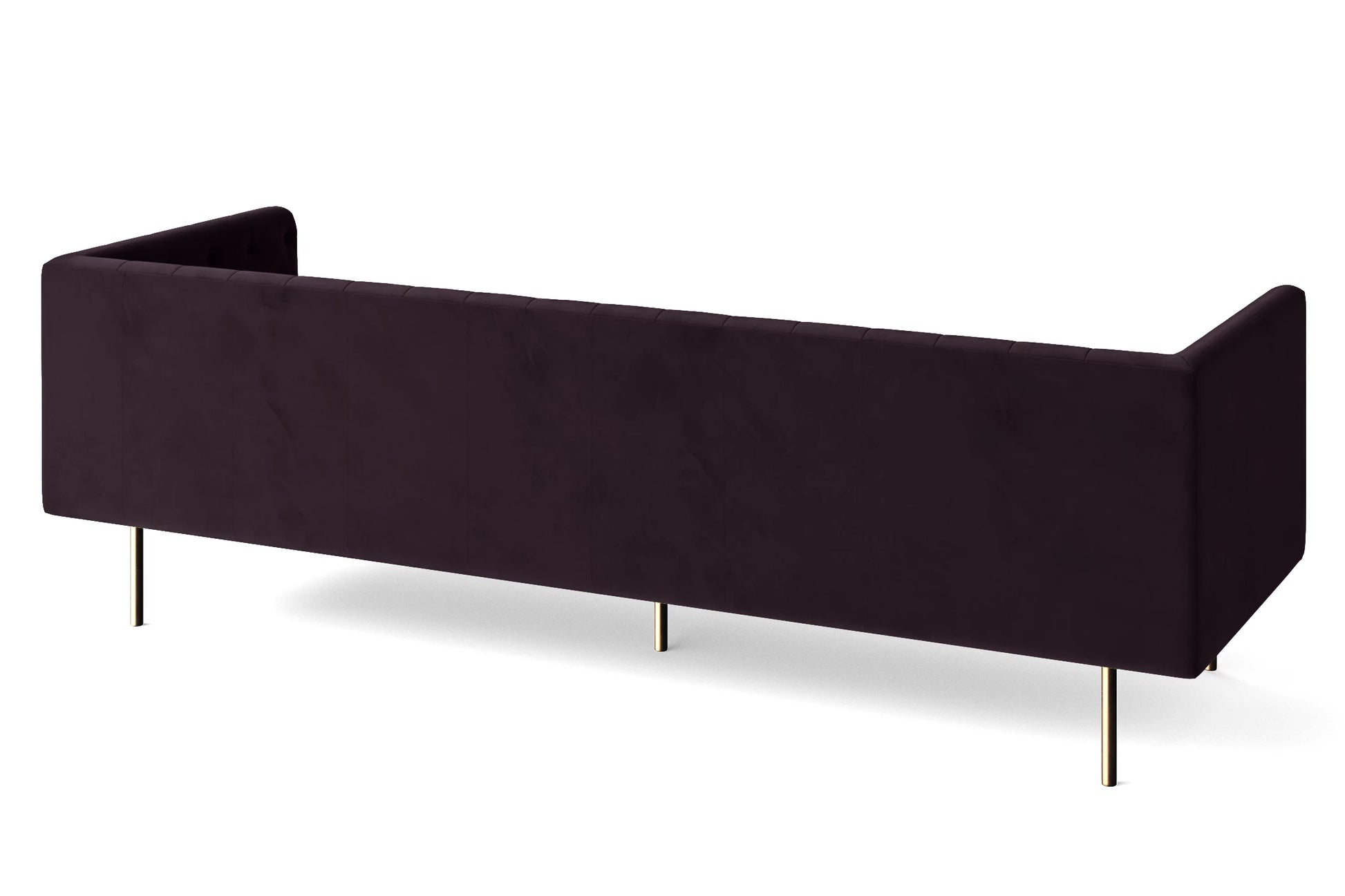 Spezia 4 Seater Sofa Purple Velvet