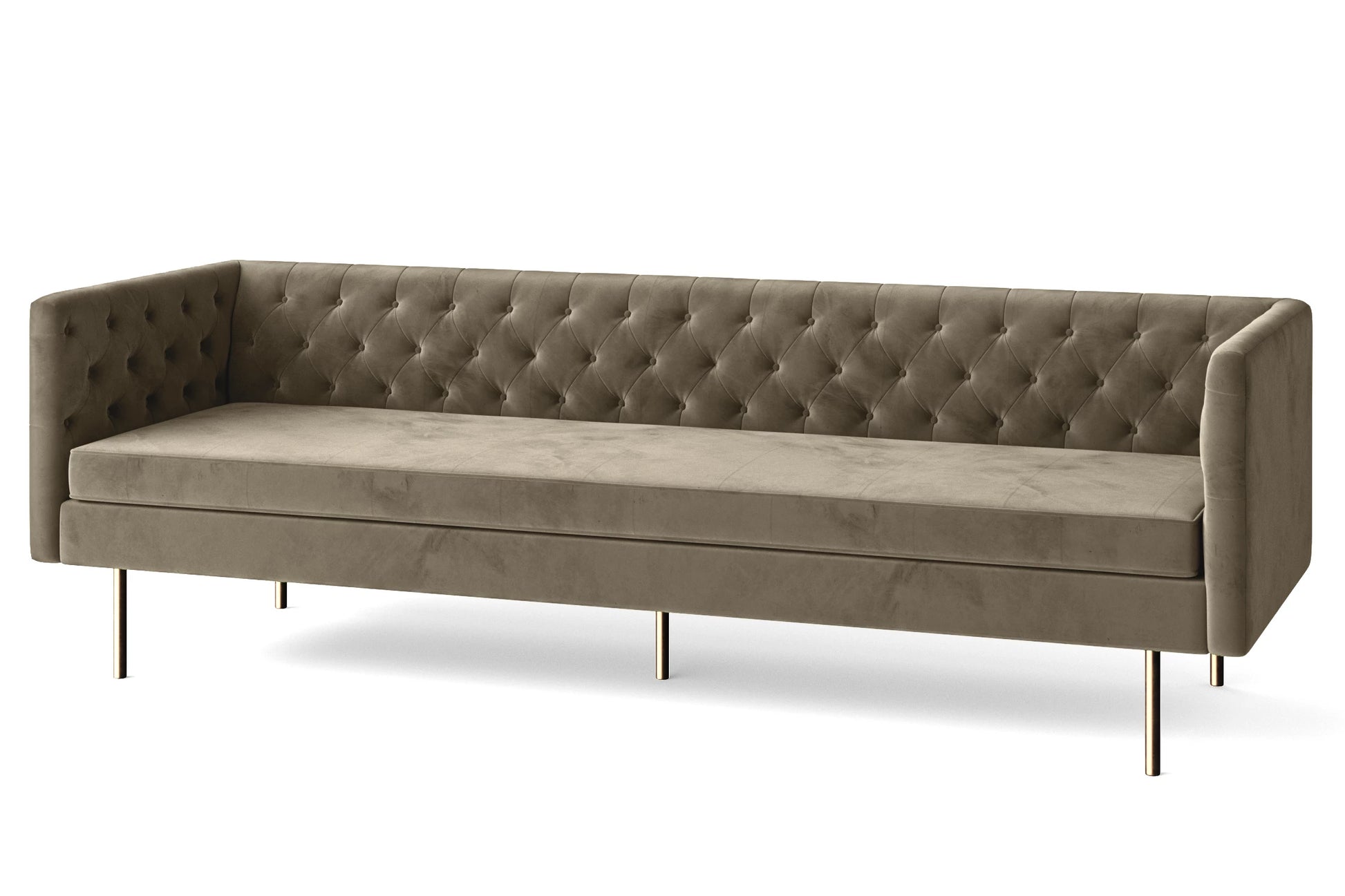 Spezia 4 Seater Sofa Sand Velvet