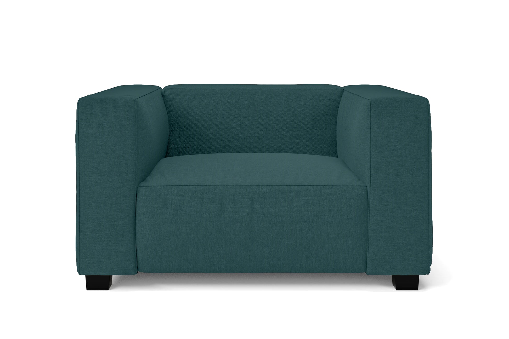 Taranto Armchair Teal Linen Fabric