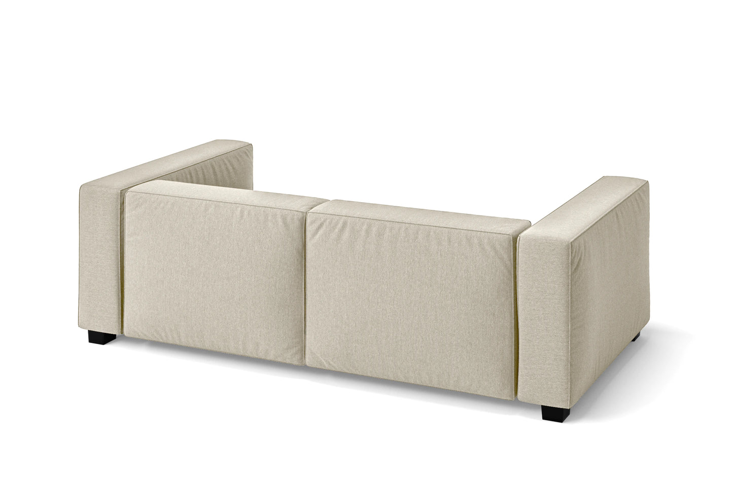 Taranto 2 Seater Sofa Cream Linen Fabric