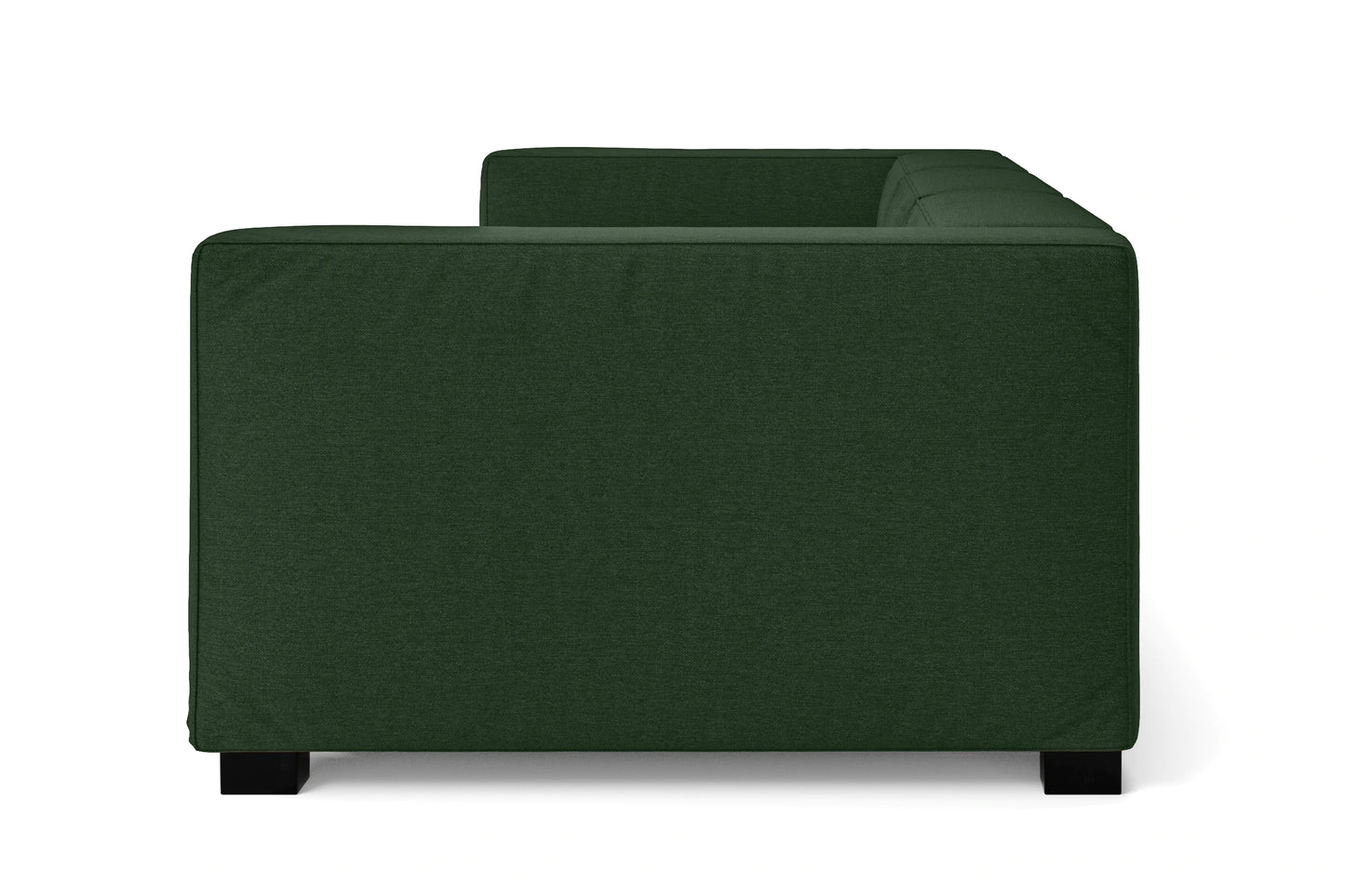 Taranto 2 Seater Sofa Forest Green Linen Fabric