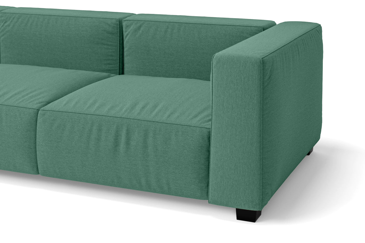 Taranto 2 Seater Sofa Mint Green Linen Fabric