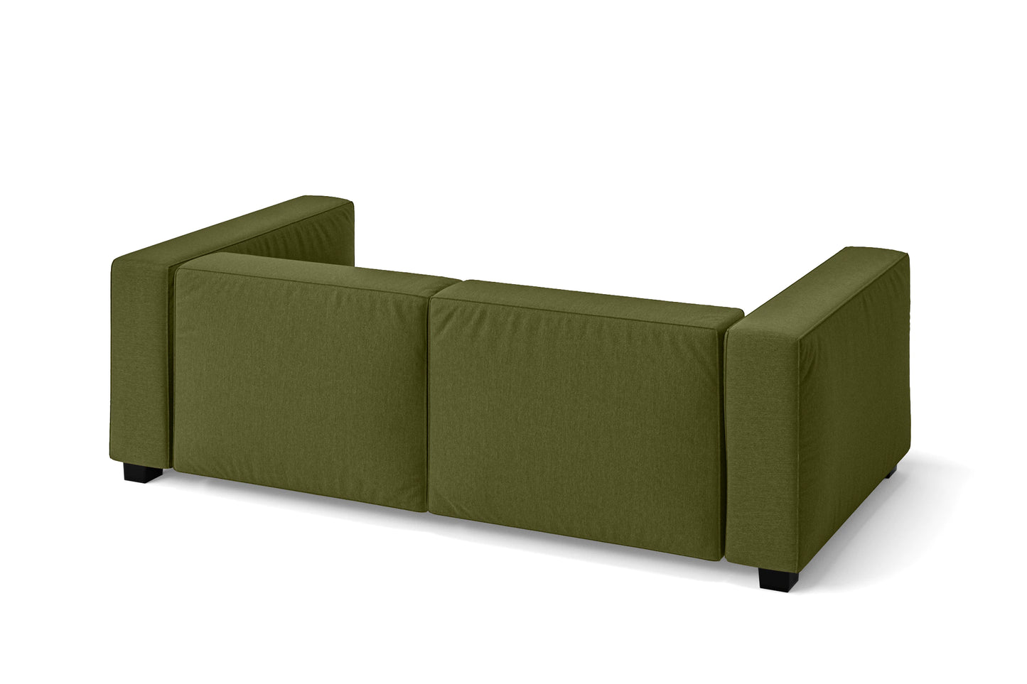 Taranto 2 Seater Sofa Olive Linen Fabric