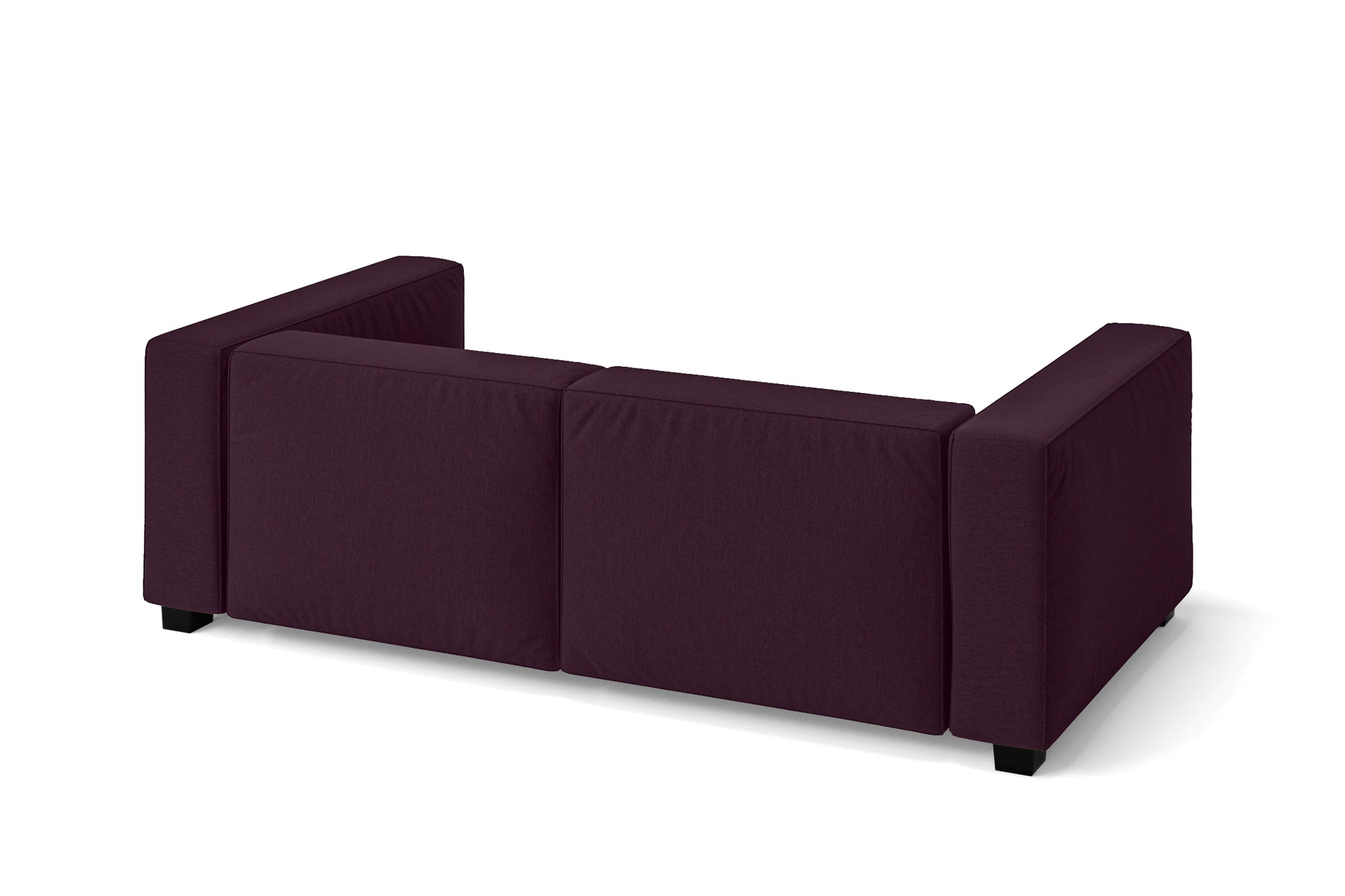 Taranto 2 Seater Sofa Purple Linen Fabric