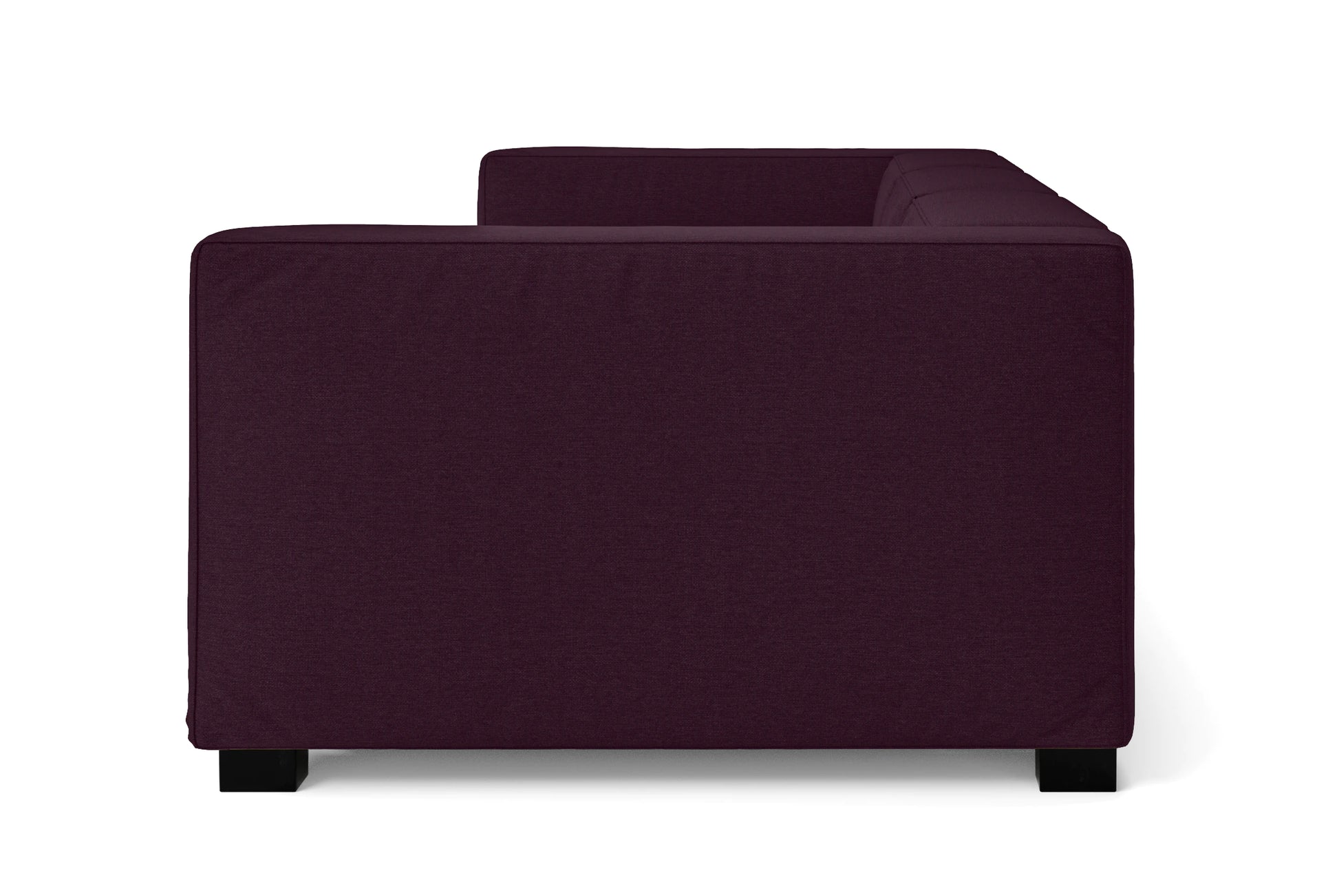 Taranto 2 Seater Sofa Purple Linen Fabric