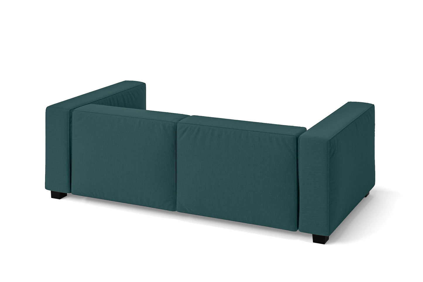 Taranto 2 Seater Sofa Teal Linen Fabric