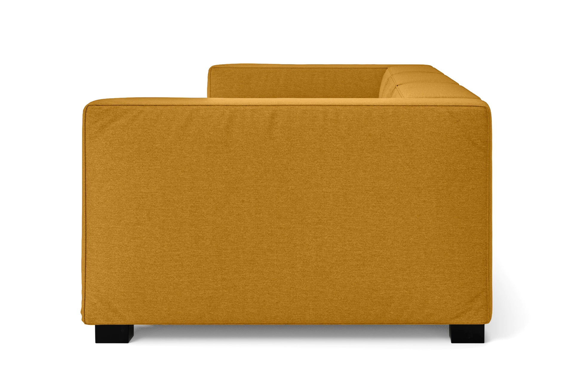 Taranto 2 Seater Sofa Yellow Linen Fabric