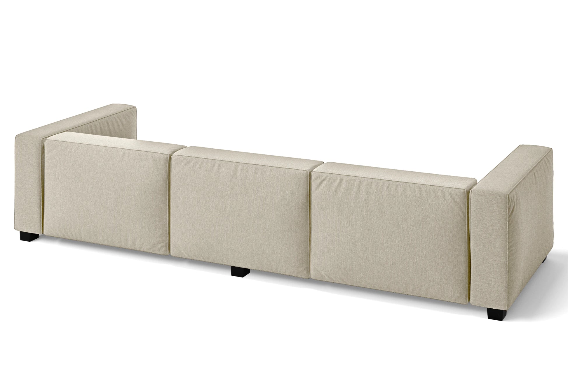 Taranto 4 Seater Sofa Cream Linen Fabric