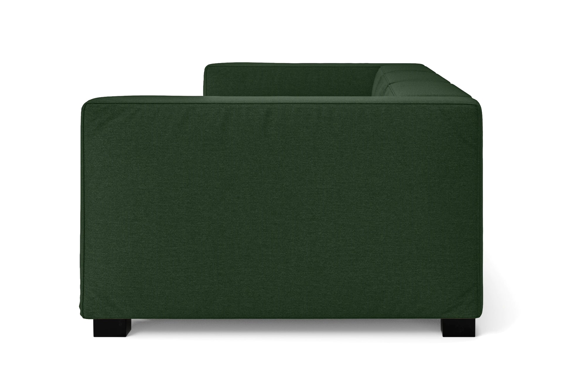 Taranto 4 Seater Sofa Forest Green Linen Fabric