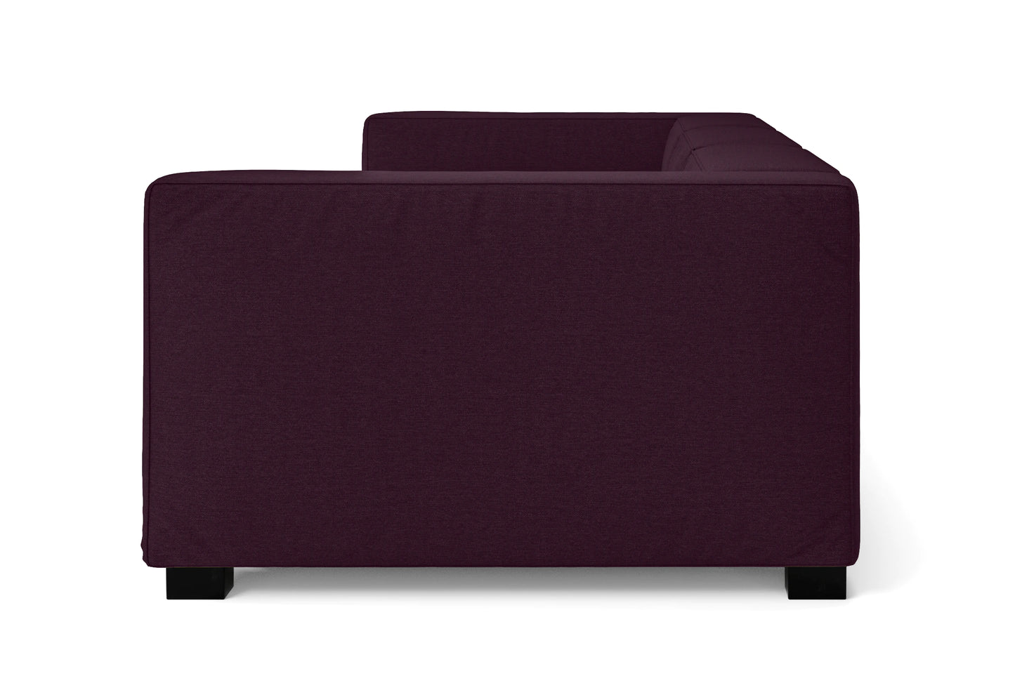 Taranto 4 Seater Sofa Purple Linen Fabric