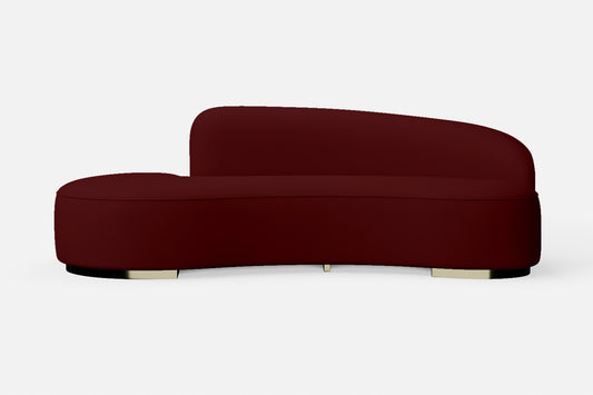 Teramo 3 Seater Sofa Red Leather