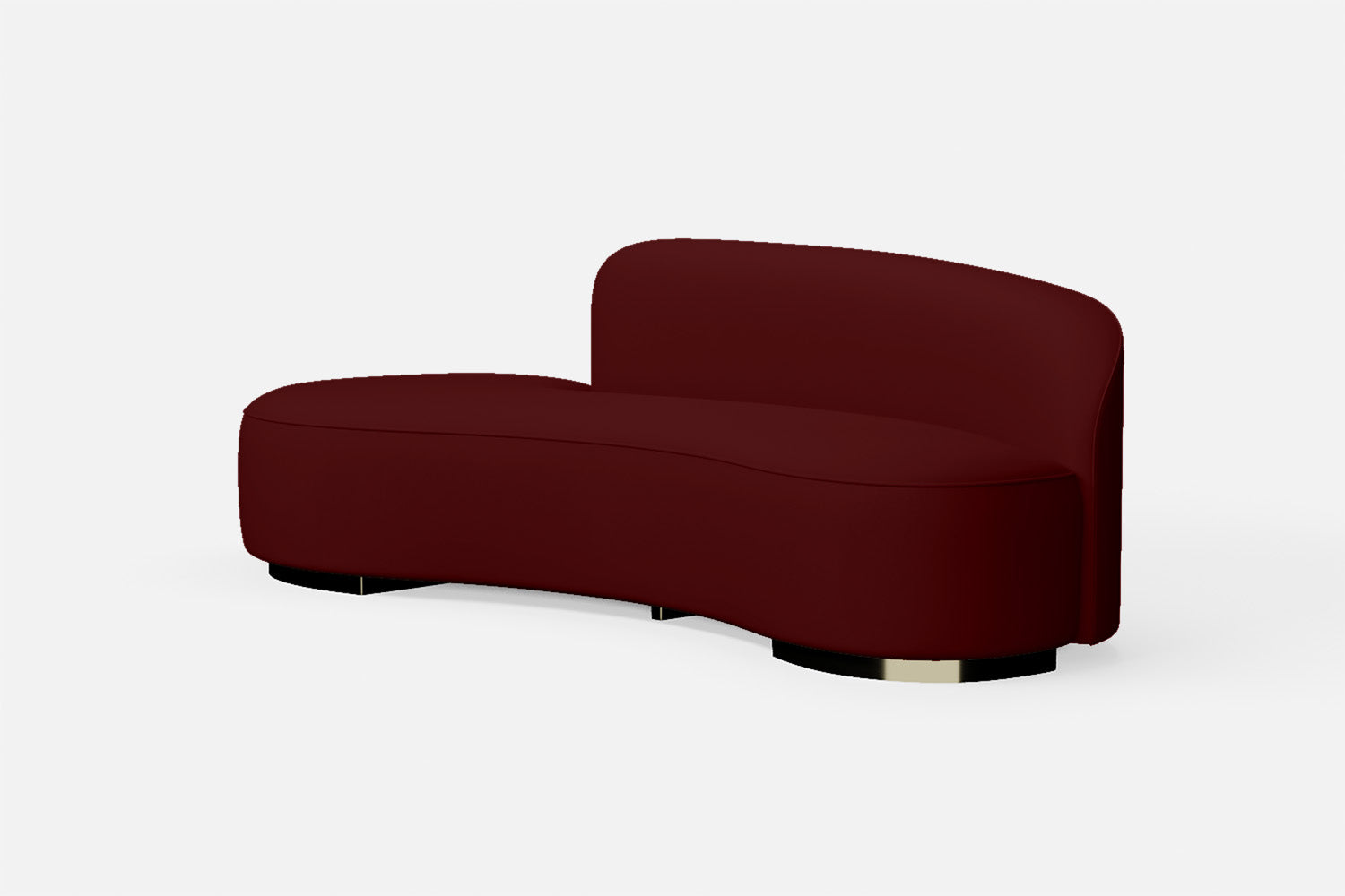 Teramo 3 Seater Sofa Red Leather