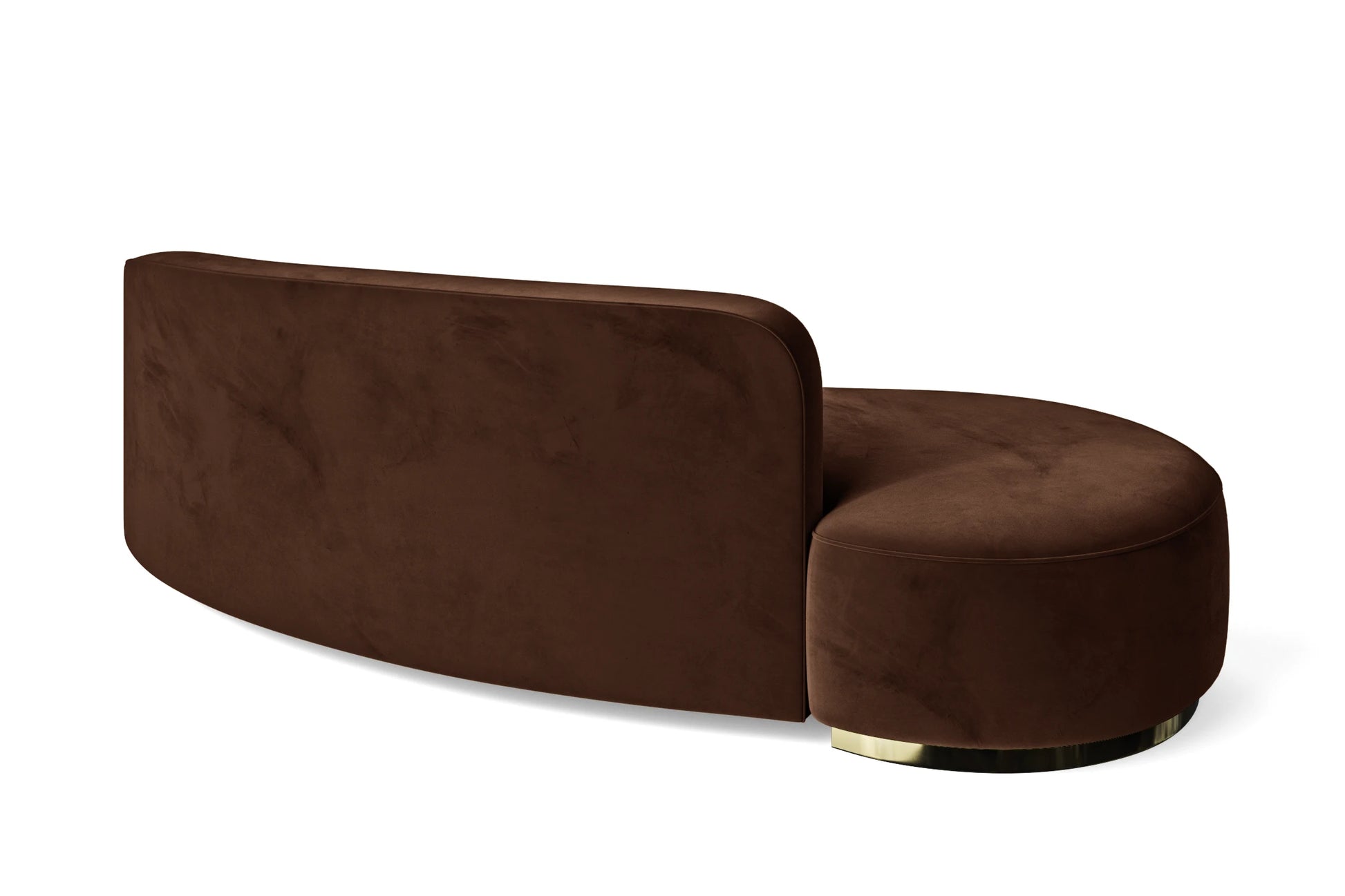 Teramo 3 Seater Sofa Coffee Brown Velvet