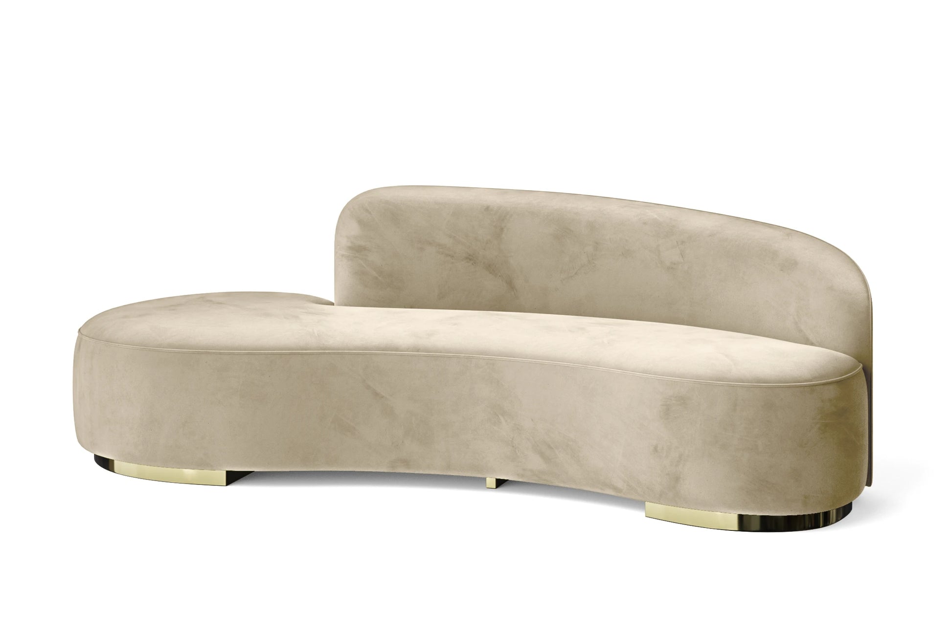 Teramo 3 Seater Sofa Cream Velvet