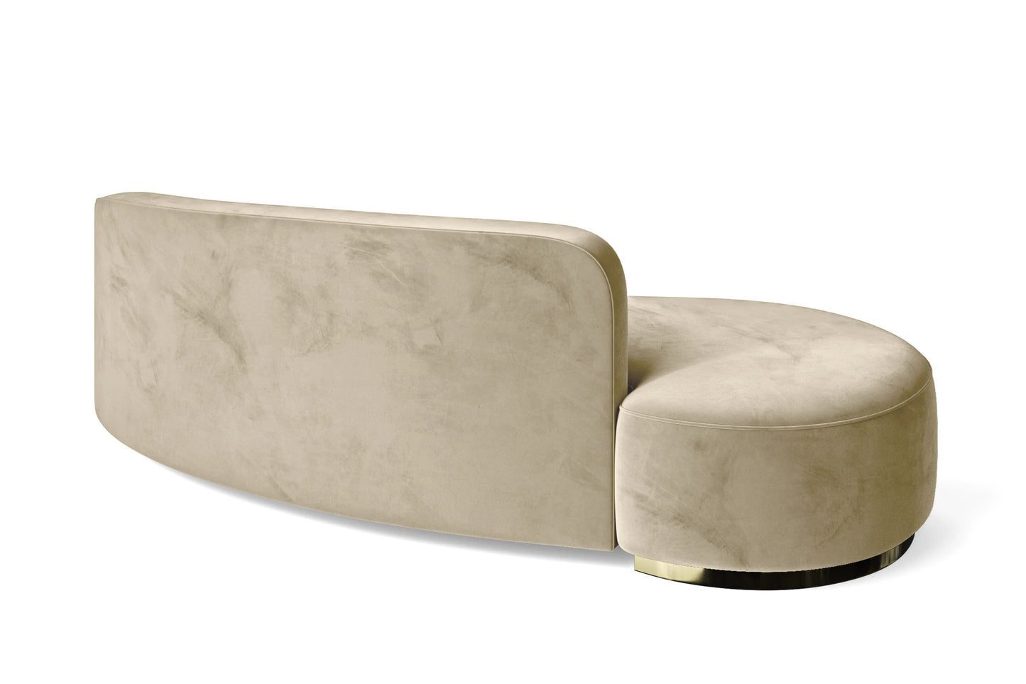 Teramo 3 Seater Sofa Cream Velvet