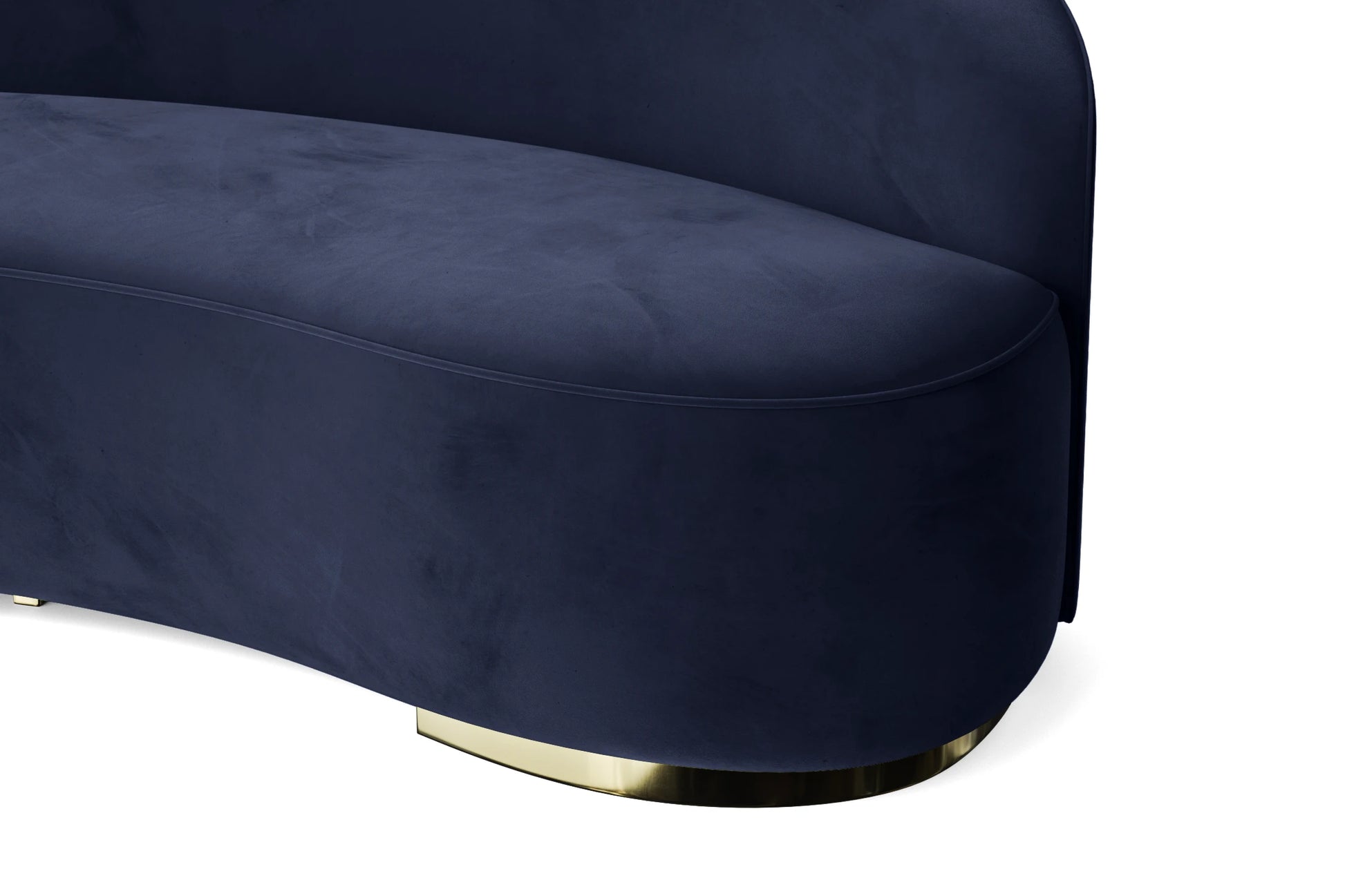 Teramo 3 Seater Sofa Dark Blue Velvet