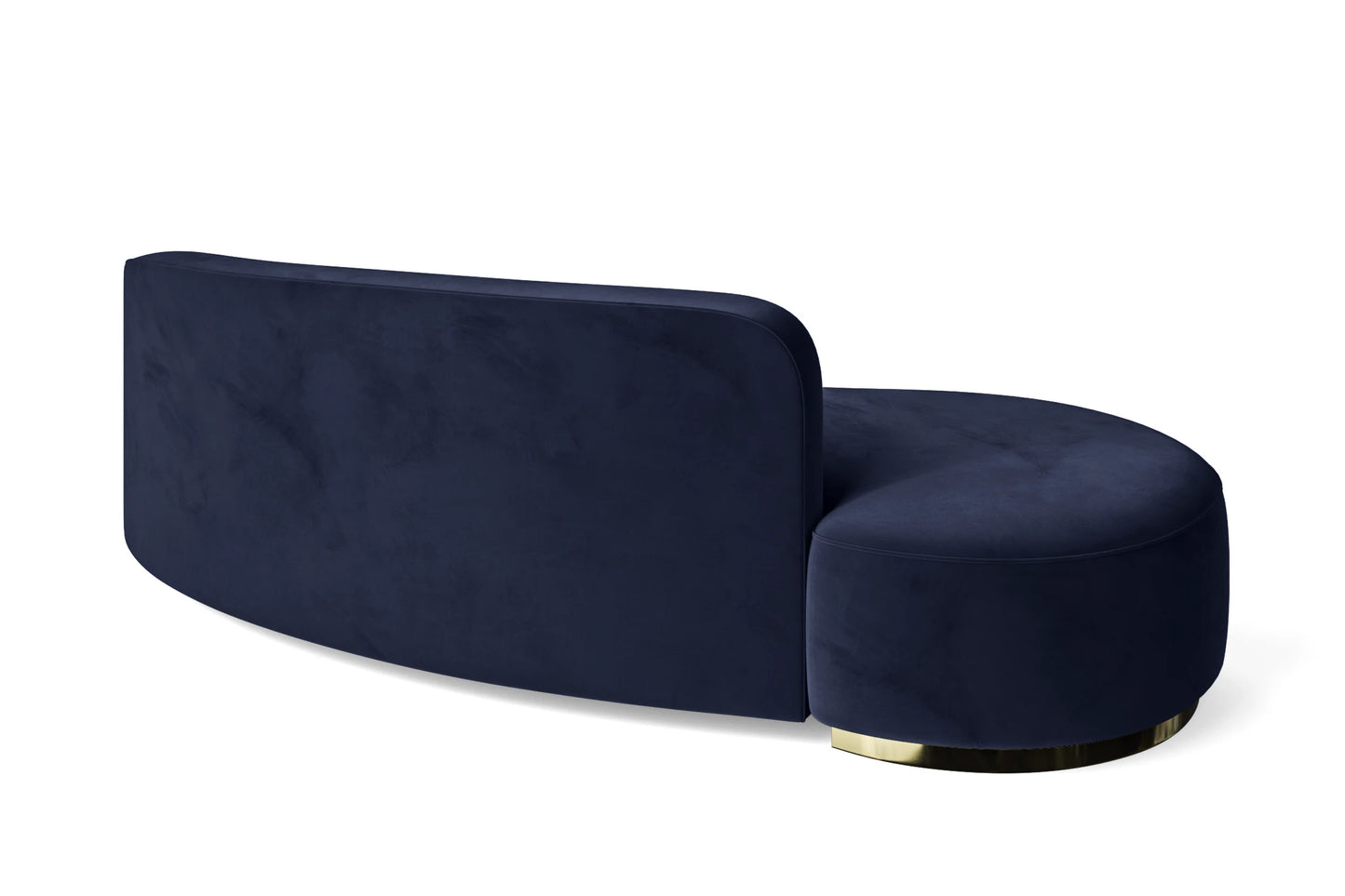 Teramo 3 Seater Sofa Dark Blue Velvet