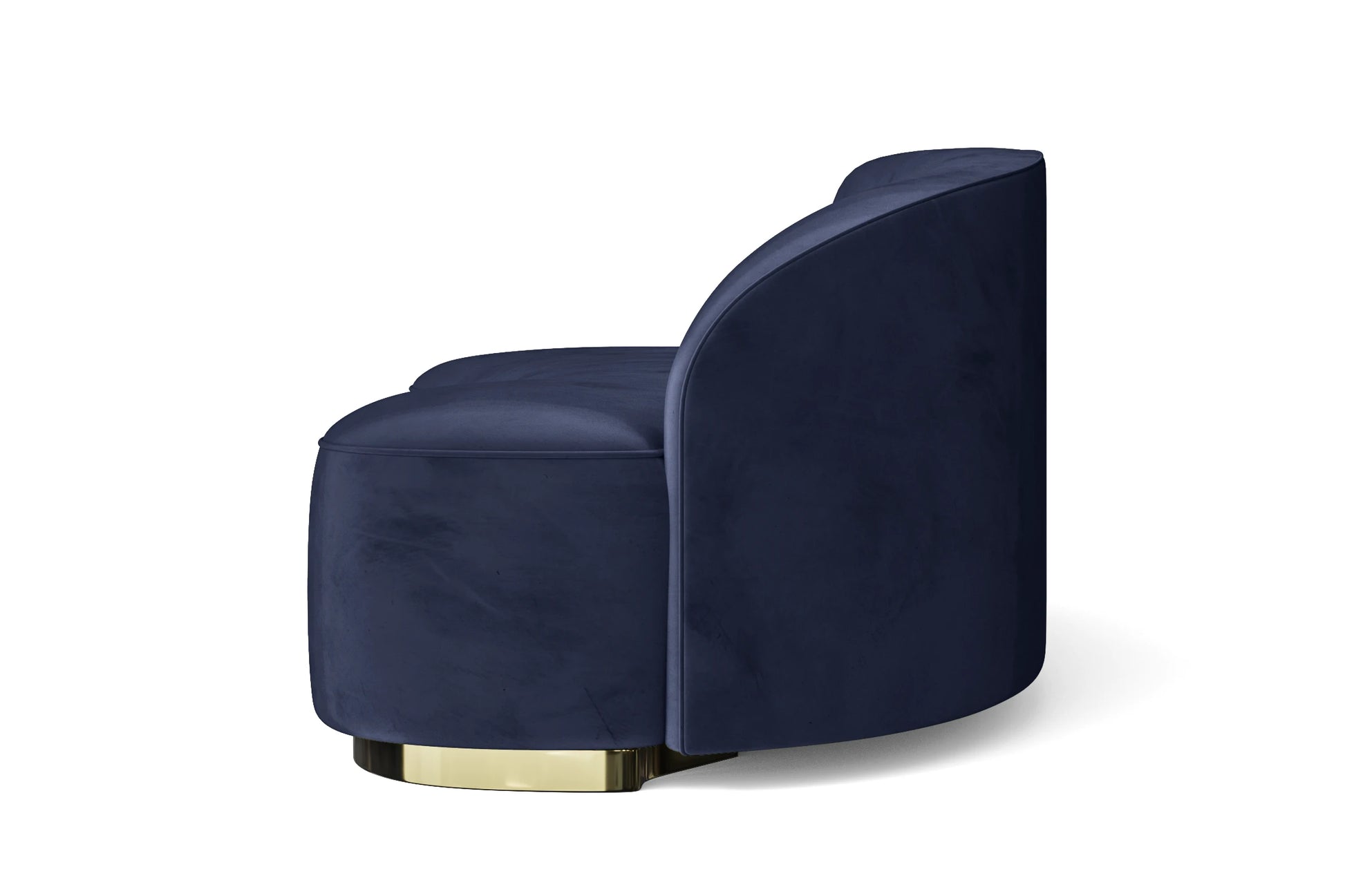 Teramo 3 Seater Sofa Dark Blue Velvet