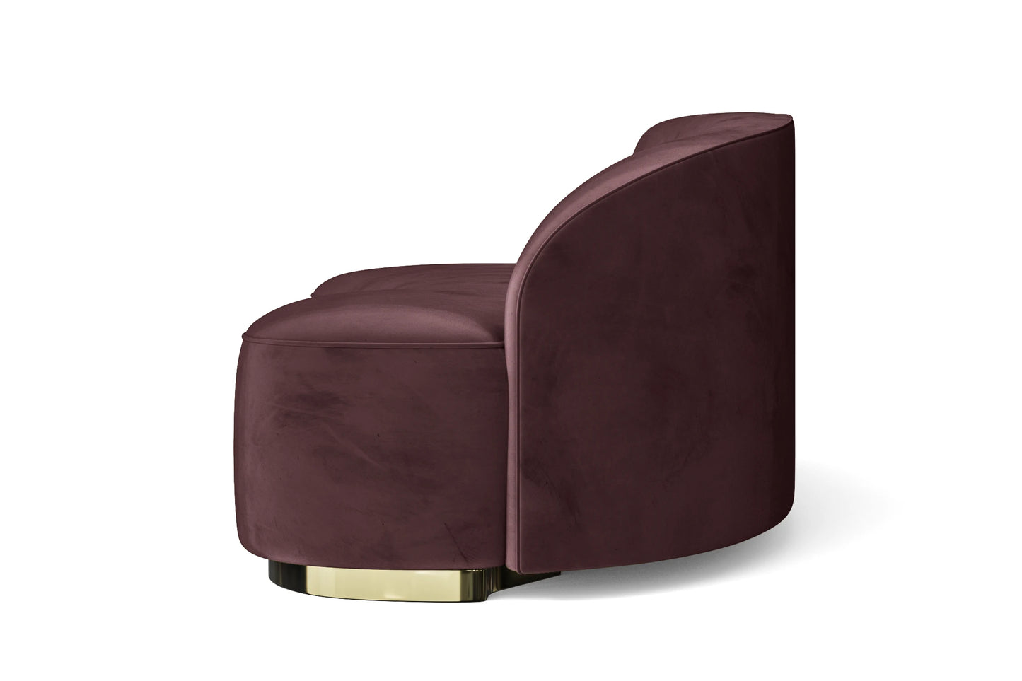 Teramo 3 Seater Sofa Grape Velvet