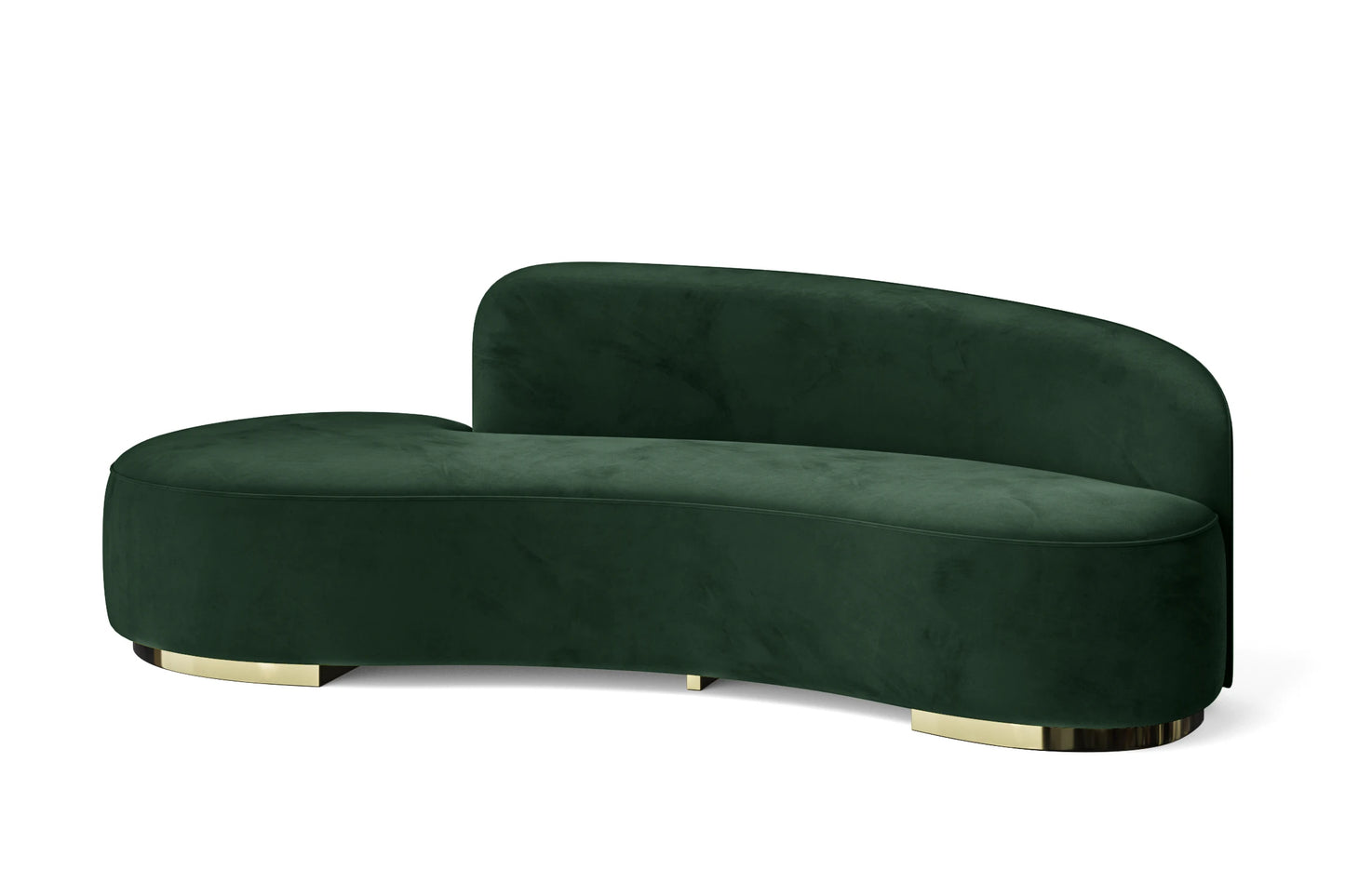 Teramo 3 Seater Sofa Green Velvet