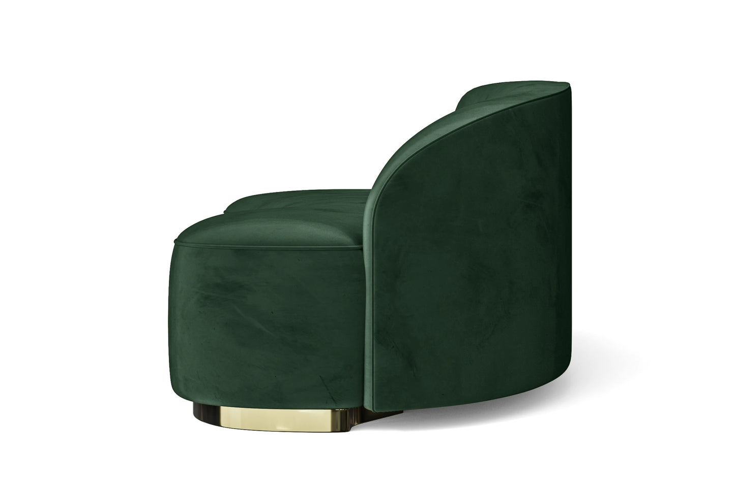 Teramo 3 Seater Sofa Green Velvet